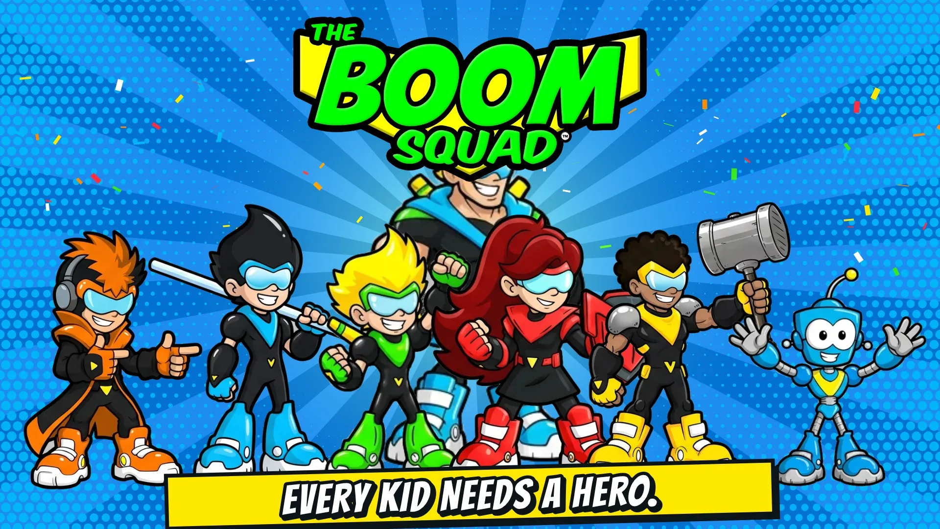 The Boom Squad brand artwork by Diode Creative Media